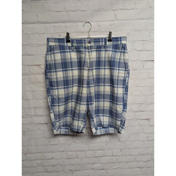 Shorts Lot Men's 33/34 Plaid Chino Bermuda Penguin Nautica Goodfellow 427 - Picture 7 of 13